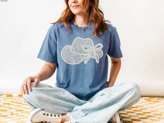 Lace Hat Graphic Tee