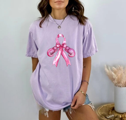 Breast Cancer Boxer Gloves Graphic Tee