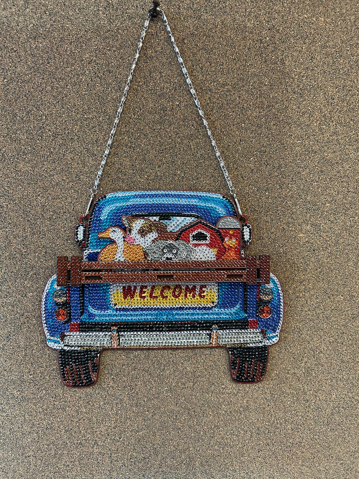 Rhinestone truck hanger