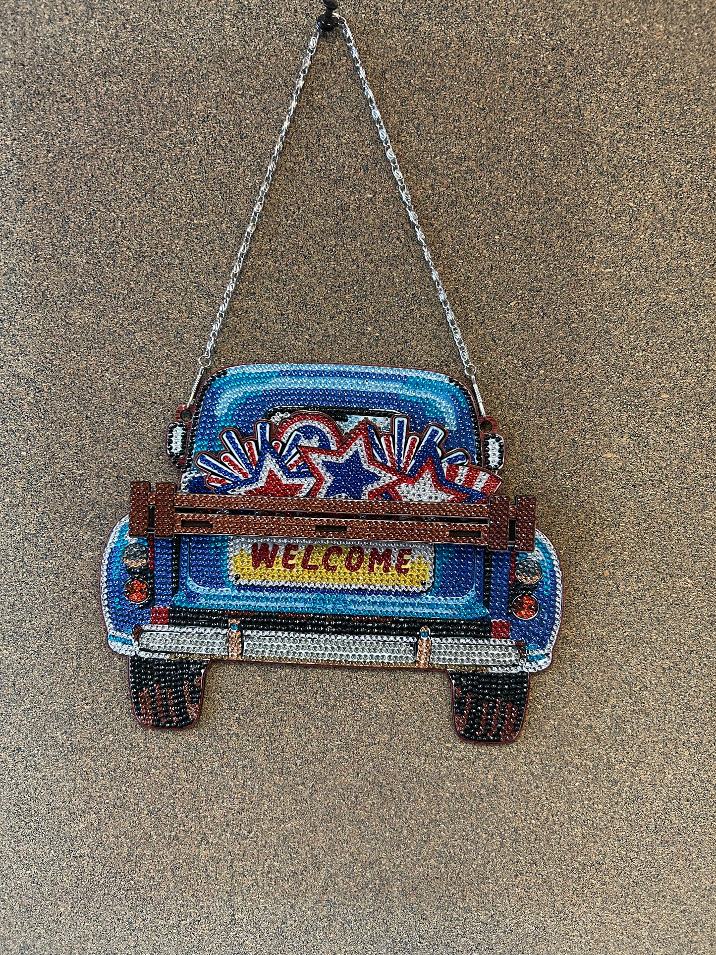 Rhinestone truck hanger