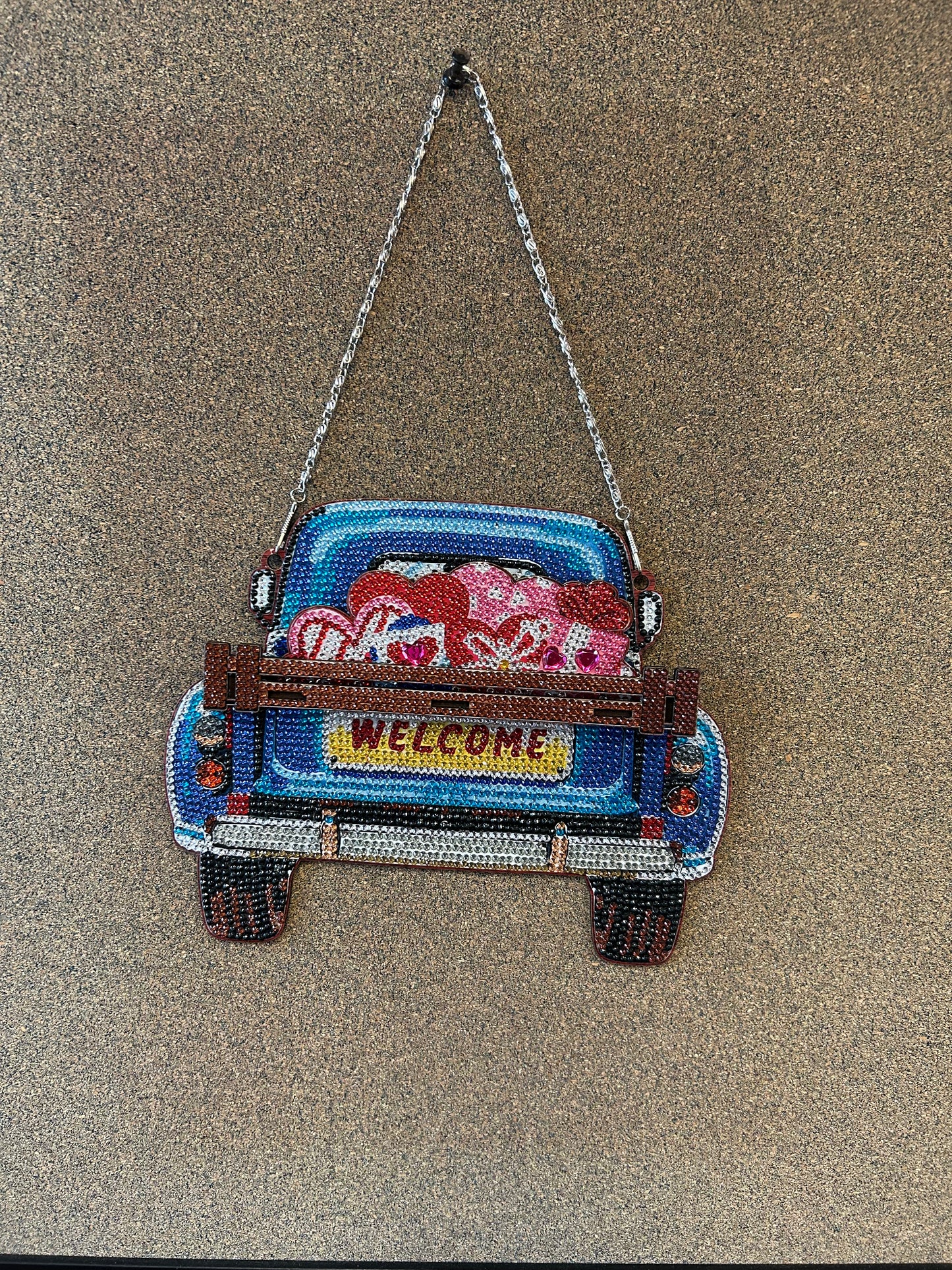 Rhinestone truck hanger