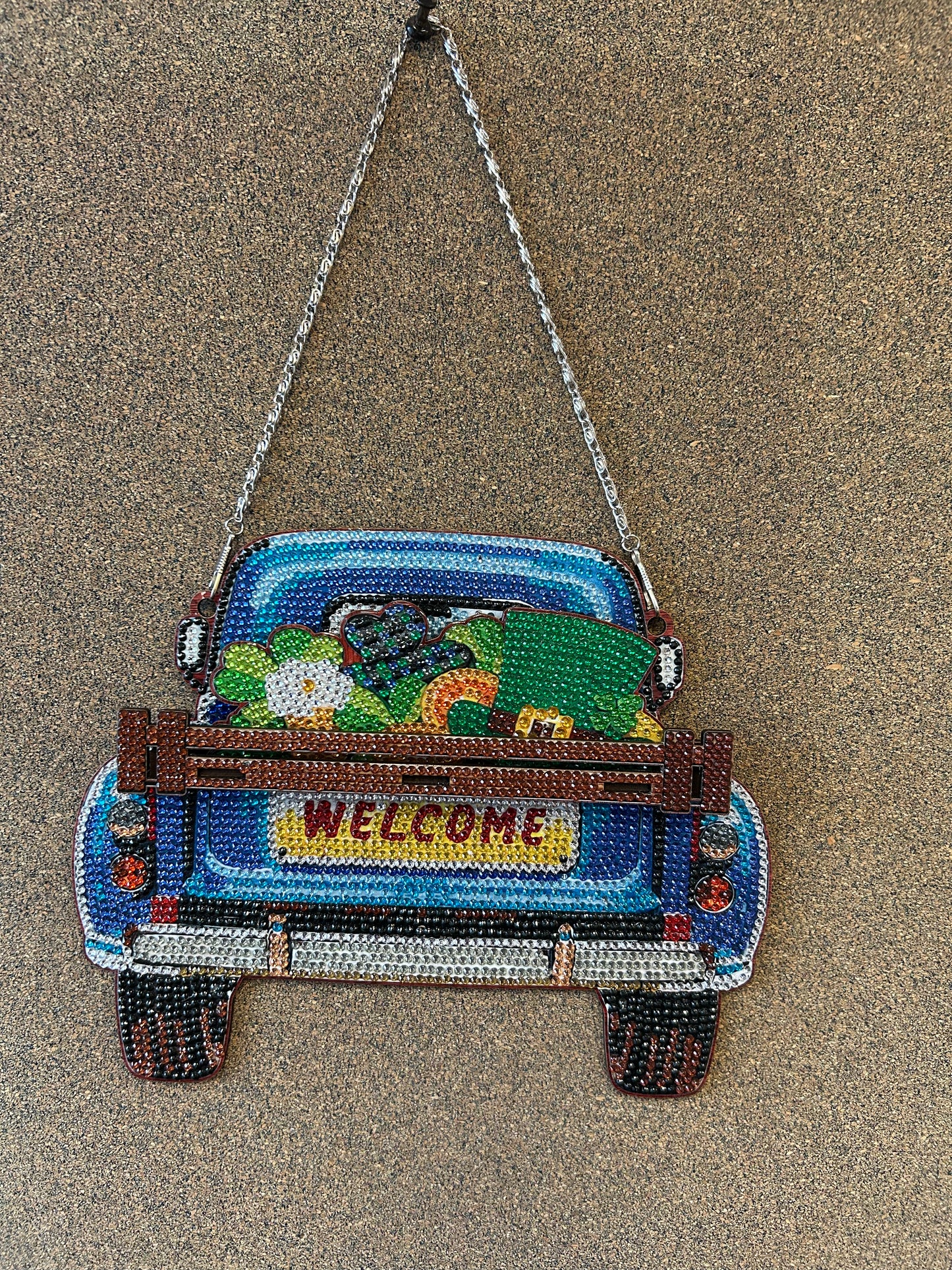 Rhinestone truck hanger