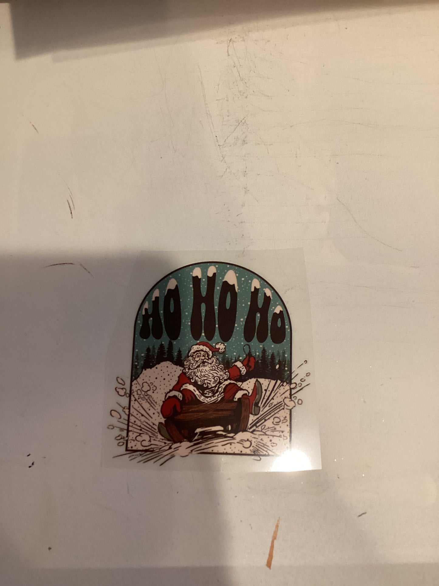 Sledding Santa pocket