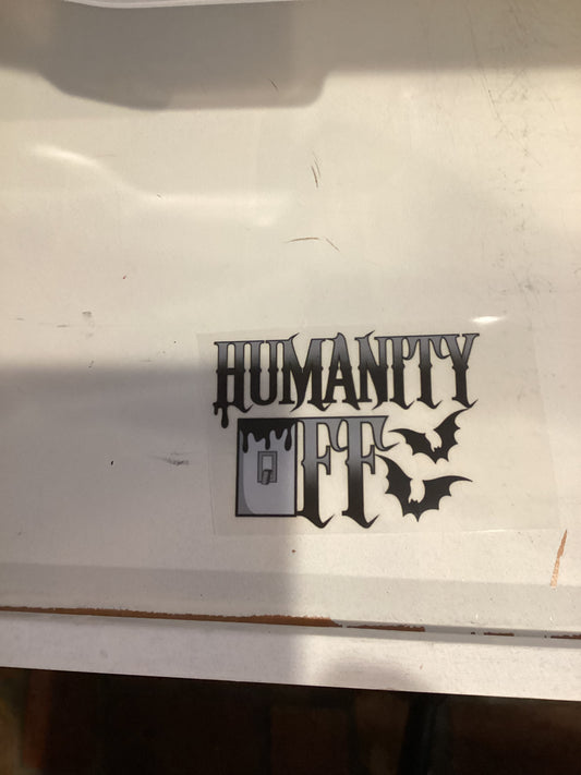 Humanity switch off pocket