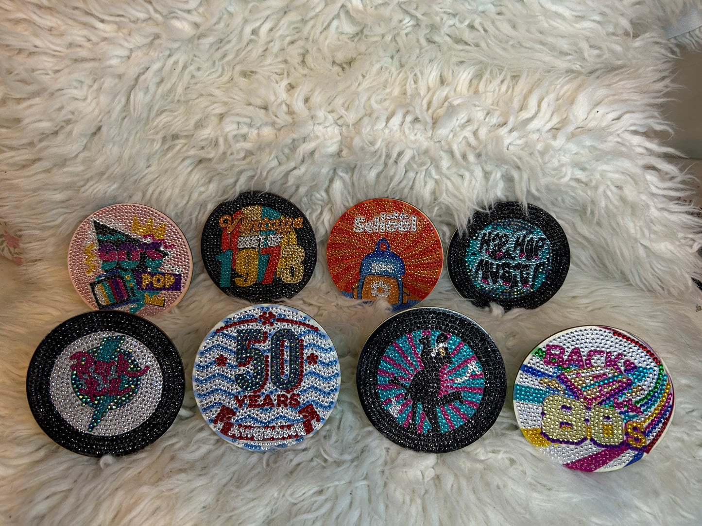 Records coasters (8 piece)