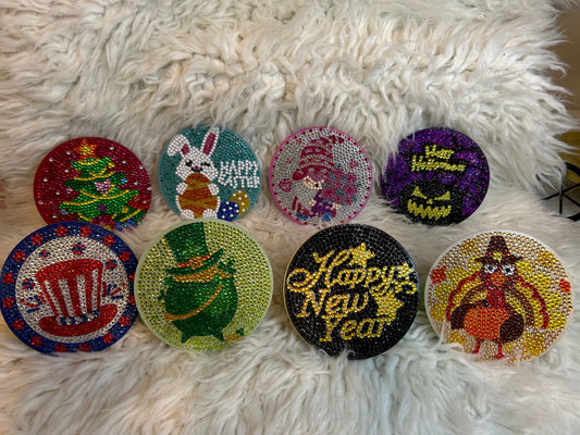 Holiday coasters (8 piece)