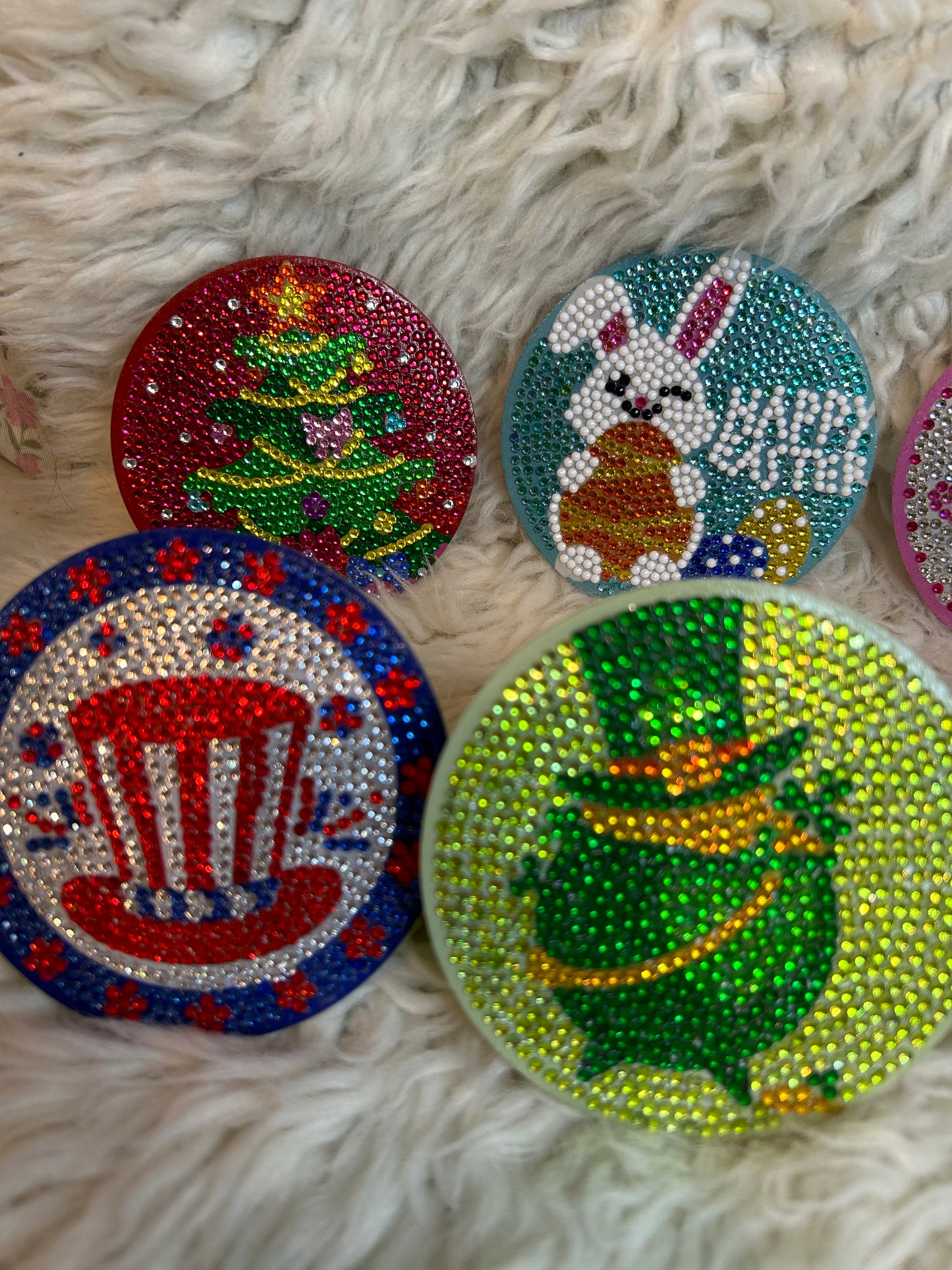 Holiday coasters (8 piece)