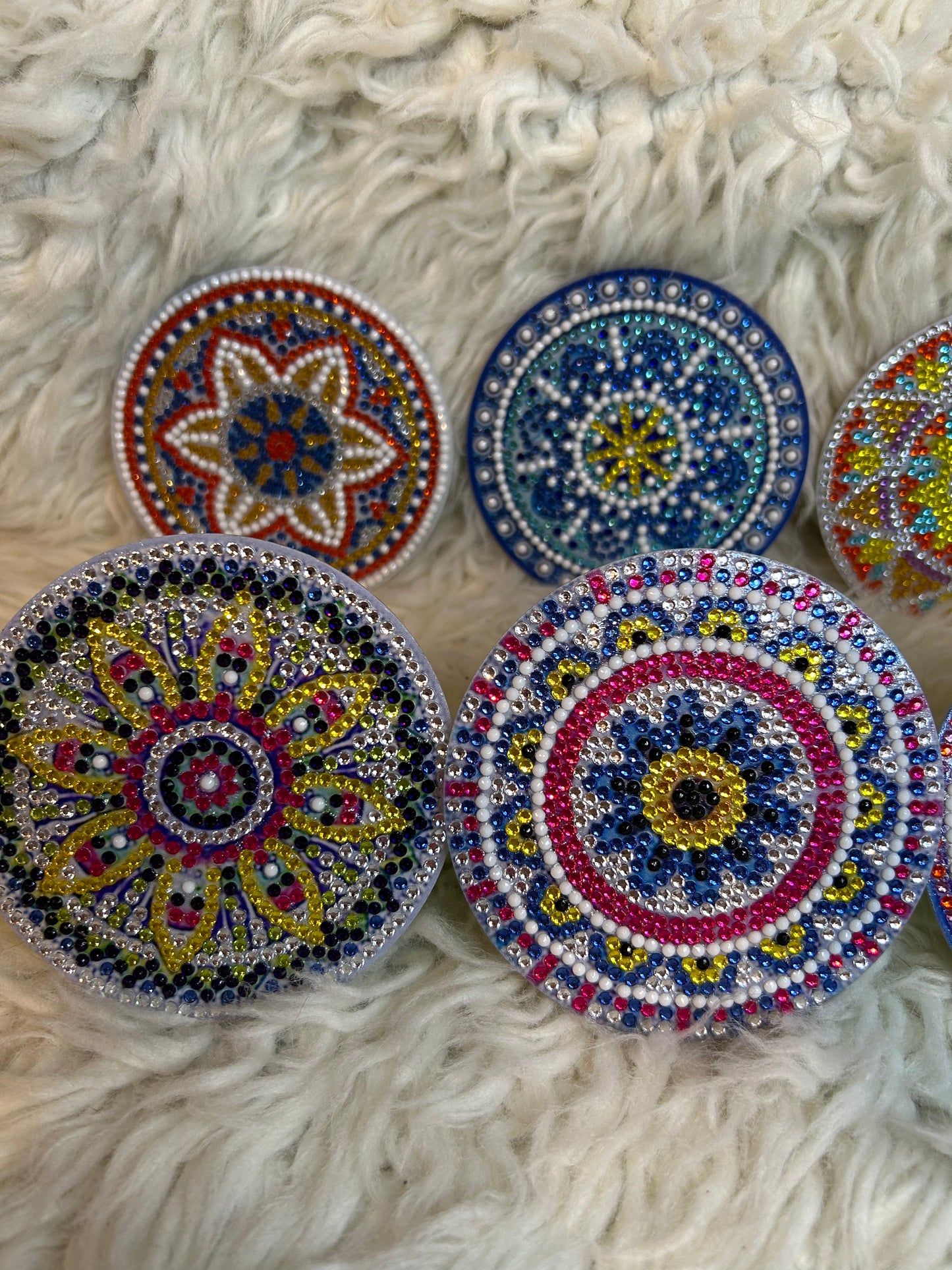 Mandala coasters (8 piece)