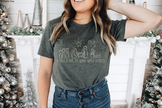 NATIVITY SCENE GRAPHIC TEE