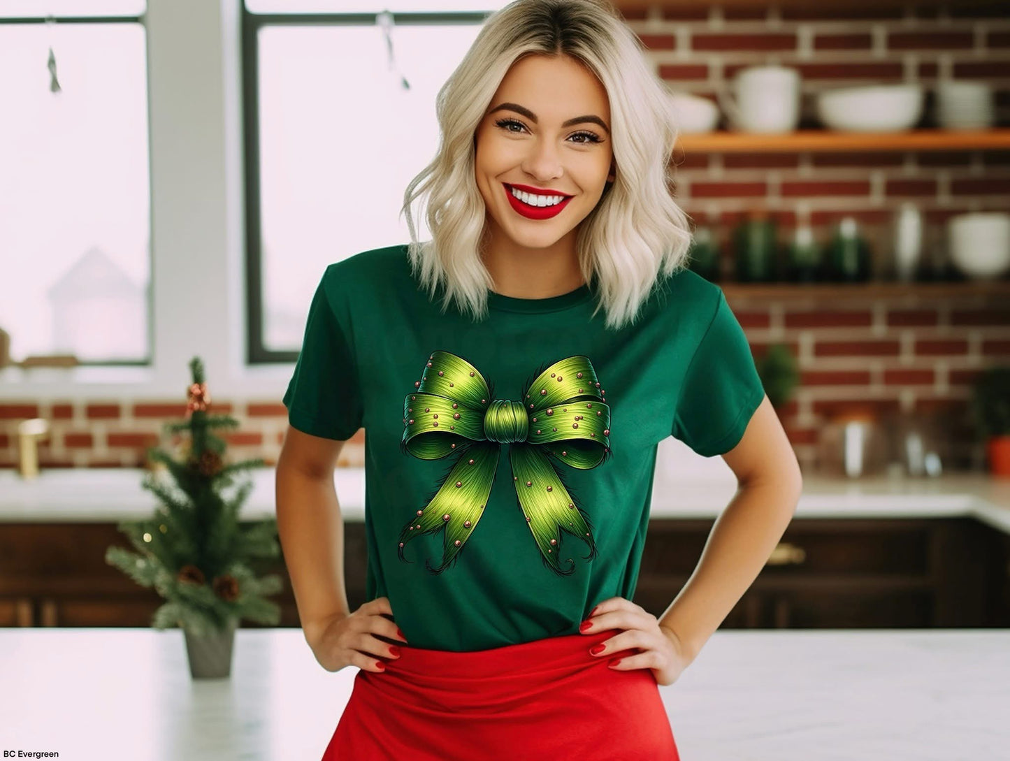 Grinch bow SHIRT