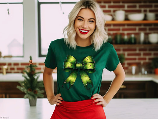 Grinch bow SHIRT