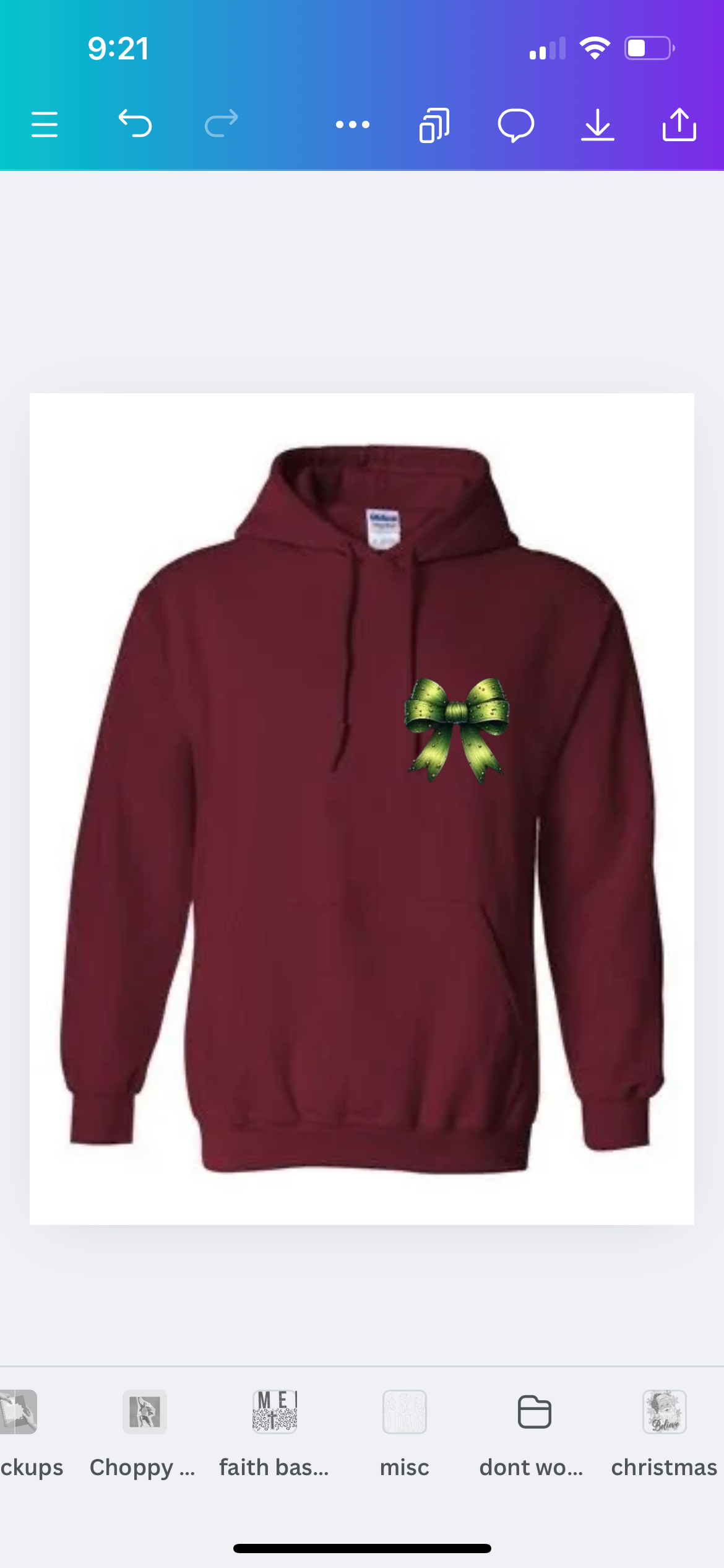 Pocket grinch bow sweatshirt and hoodie