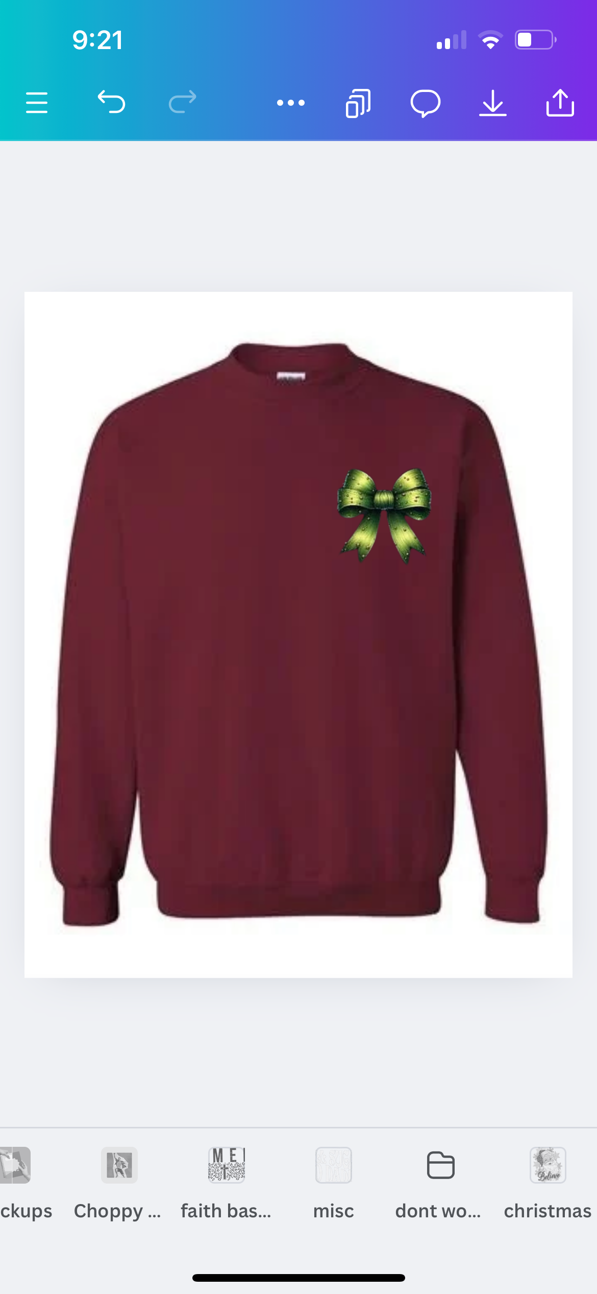 Pocket grinch bow sweatshirt and hoodie