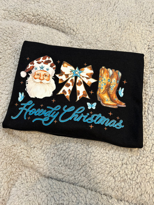 HOWDY CHRISTMAS GRAPHIC TEE