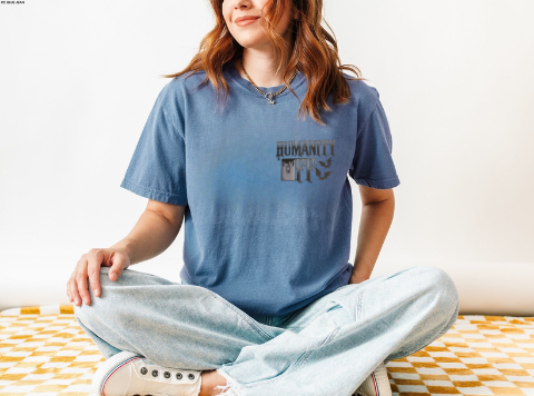 Humanity Switch off pocket graphic tee