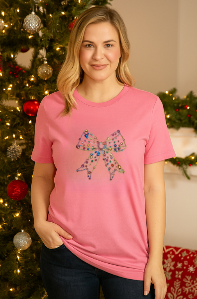Light String Bow graphic tee